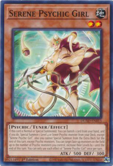 Serene Psychic Girl - DUAD-EN013 - Common 1st Edition