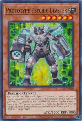 Prototype Psychic Blaster - DUAD-EN016 - Common 1st Edition