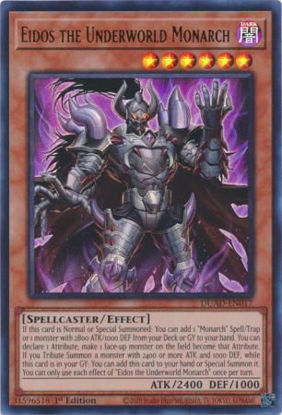 Eidos the Underworld Monarch - DUAD-EN017 - Ultra Rare 1st Edition