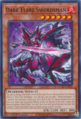 Dark Flare Swordsman - DUAD-EN019 - Common 1st Edition