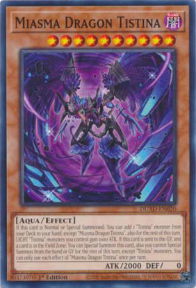 Miasma Dragon Tistina - DUAD-EN020 - Common 1st Edition