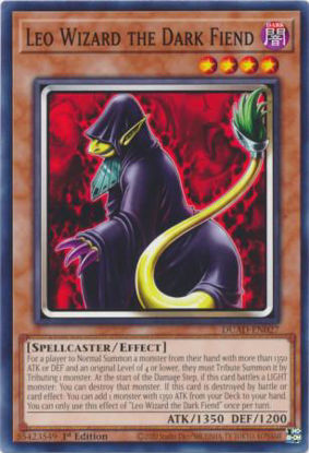Leo Wizard the Dark Fiend - DUAD-EN027 - Common 1st Edition
