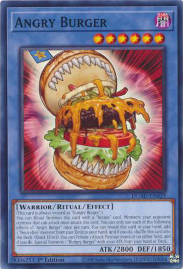 Angry Burger - DUAD-EN029 - Common 1st Edition