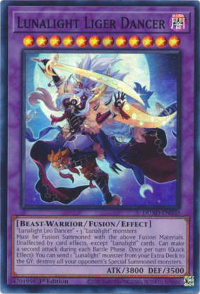 Lunalight Liger Dancer - DUAD-EN030 - Super Rare 1st Edition