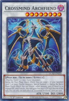 Crossmind Archfiend - DUAD-EN039 - Common 1st Edition
