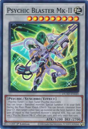 Psychic Blaster Mk-II - DUAD-EN040 - Super Rare 1st Edition