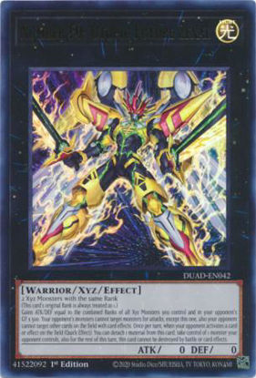 Number F0: Utopic Future Zexal - DUAD-EN042 - Ultra Rare 1st Edition