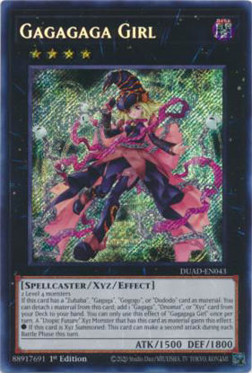 Gagagaga Girl - DUAD-EN043 - Secret Rare 1st Edition