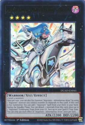 Argostars - Adventurous Arion - DUAD-EN045 - Ultra Rare 1st Edition