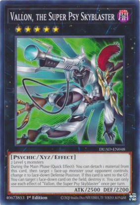 Vallon, the Super Psy Skyblaster - DUAD-EN048 - Common 1st Edition