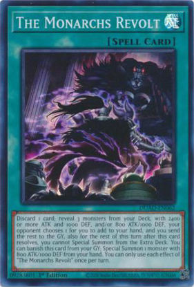 The Monarchs Revolt - DUAD-EN062 - Super Rare 1st Edition