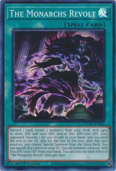 The Monarchs Revolt - DUAD-EN062 - Super Rare 1st Edition