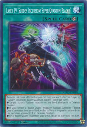 Layer 19 "Sudden Incursion! Super Quantum Black!!" - DUAD-EN068 - Common 1st Edition
