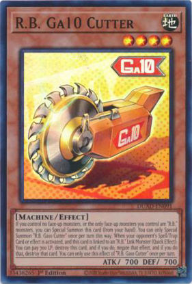 R.B. Ga10 Cutter - DUAD-EN091 - Super Rare 1st Edition