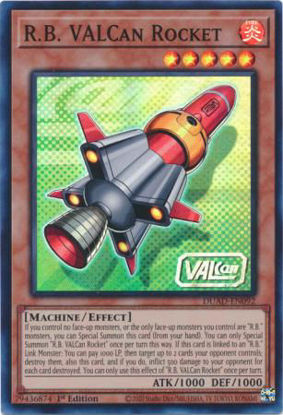 R.B. VALCan Rocket - DUAD-EN092 - Super Rare 1st Edition