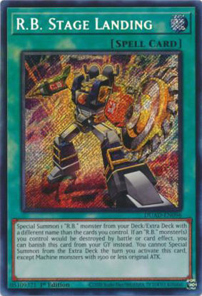 R.B. Stage Landing - DUAD-EN096 - Secret Rare 1st Edition