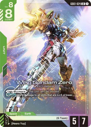 Wing Gundam Zero - GD01-024 - Legendary Rare