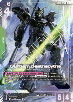 Gundam Deathscythe - GD01-025 - Legendary Rare+
