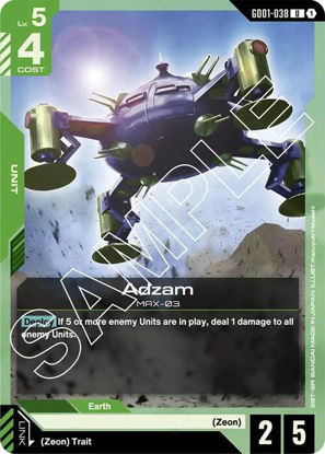 Adzam - GD01-038 - Uncommon