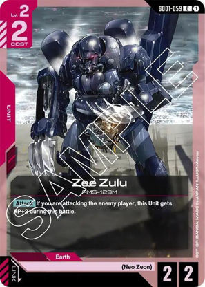 Zee Zulu - GD01-059 - Common