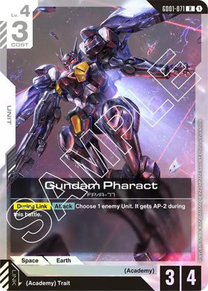 Gundam Pharact - GD01-071 - Rare
