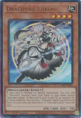 Dracotail Lukias - JUSH-EN001 - Ultra Rare 1st Edition