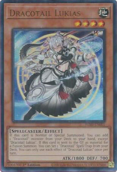 Dracotail Lukias - JUSH-EN001 - Ultra Rare 1st Edition