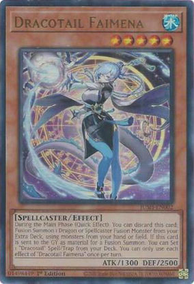 Dracotail Faimena - JUSH-EN002 - Ultra Rare 1st Edition