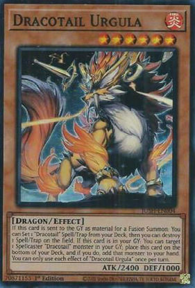 Dracotail Urgula - JUSH-EN004 - Super Rare 1st Edition