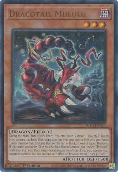 Dracotail Mululu - JUSH-EN005 - Ultra Rare 1st Edition