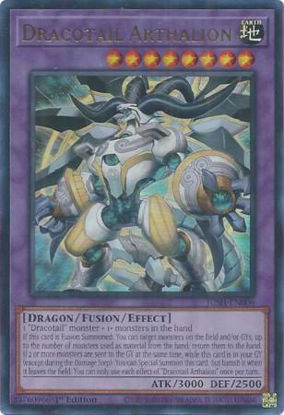 Dracotail Arthalion - JUSH-EN006 - Ultra Rare 1st Edition