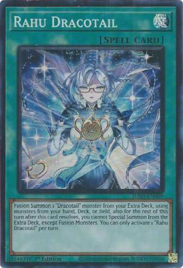 Rahu Dracotail - JUSH-EN009 - Super Rare 1st Edition