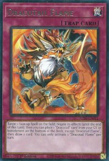 Dracotail Flame - JUSH-EN011 - Rare 1st Edition