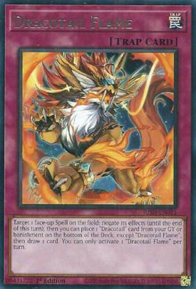 Dracotail Flame - JUSH-EN011 - Super Rare 1st Edition