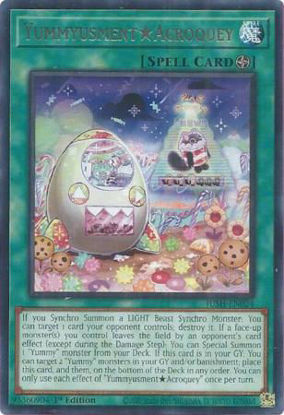 Yummyusment★Acroquey - JUSH-EN024 - Super Rare 1st Edition