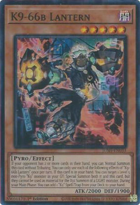K9-66b Lantern - JUSH-EN033 - Super Rare 1st Edition