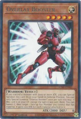 Overlay Booster - JUSH-EN042 - Rare 1st Edition