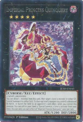 Imperial Princess Quinquery - JUSH-EN045 - Rare 1st Edition
