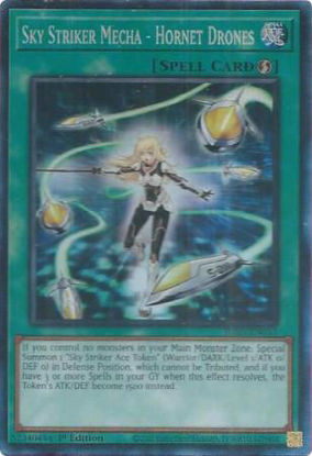 Sky Striker Mecha - Hornet Drones - JUSH-EN053 - Rare 1st Edition