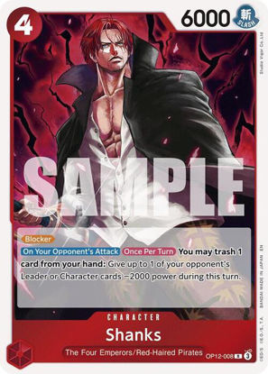 Shanks - OP12-008 - Rare