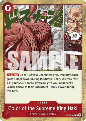 Color of the Supreme King Haki - OP12-018 - Rare