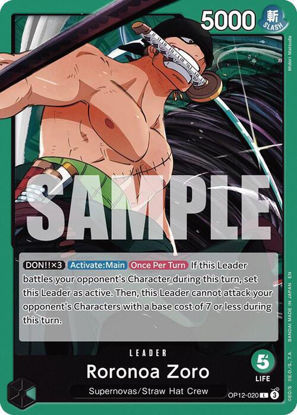 Roronoa Zoro - OP12-020 - Leader