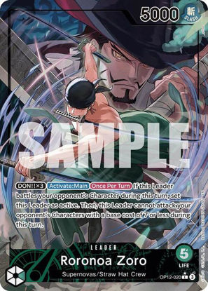 Roronoa Zoro (Alternate Art) - OP12-020a - Alternate Art