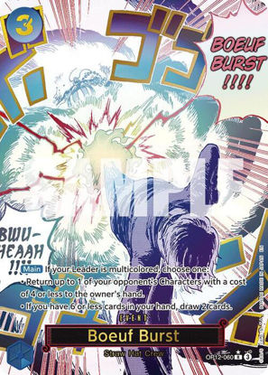 Boeuf Burst (Alternate Art) - OP12-060a - Alternate Art