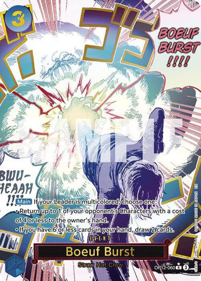Boeuf Burst (Alternate Art) - OP12-060a - Alternate Art