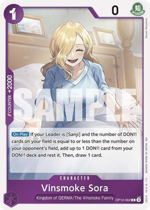 Vinsmoke Sora - OP12-062 - Rare