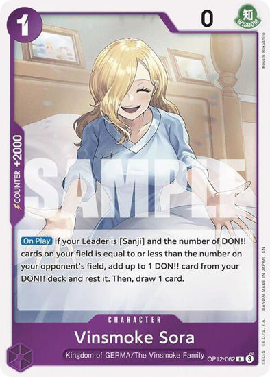 Vinsmoke Sora - OP12-062 - Rare
