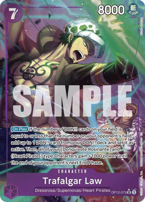 Trafalgar Law (Alternate Art) - OP12-073a - Alternate Art
