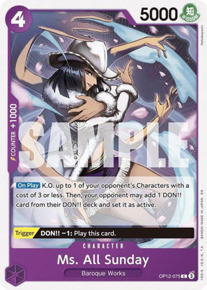 Ms. All Sunday - OP12-075 - Common