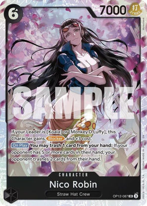 Nico Robin - OP12-087 - Super Rare